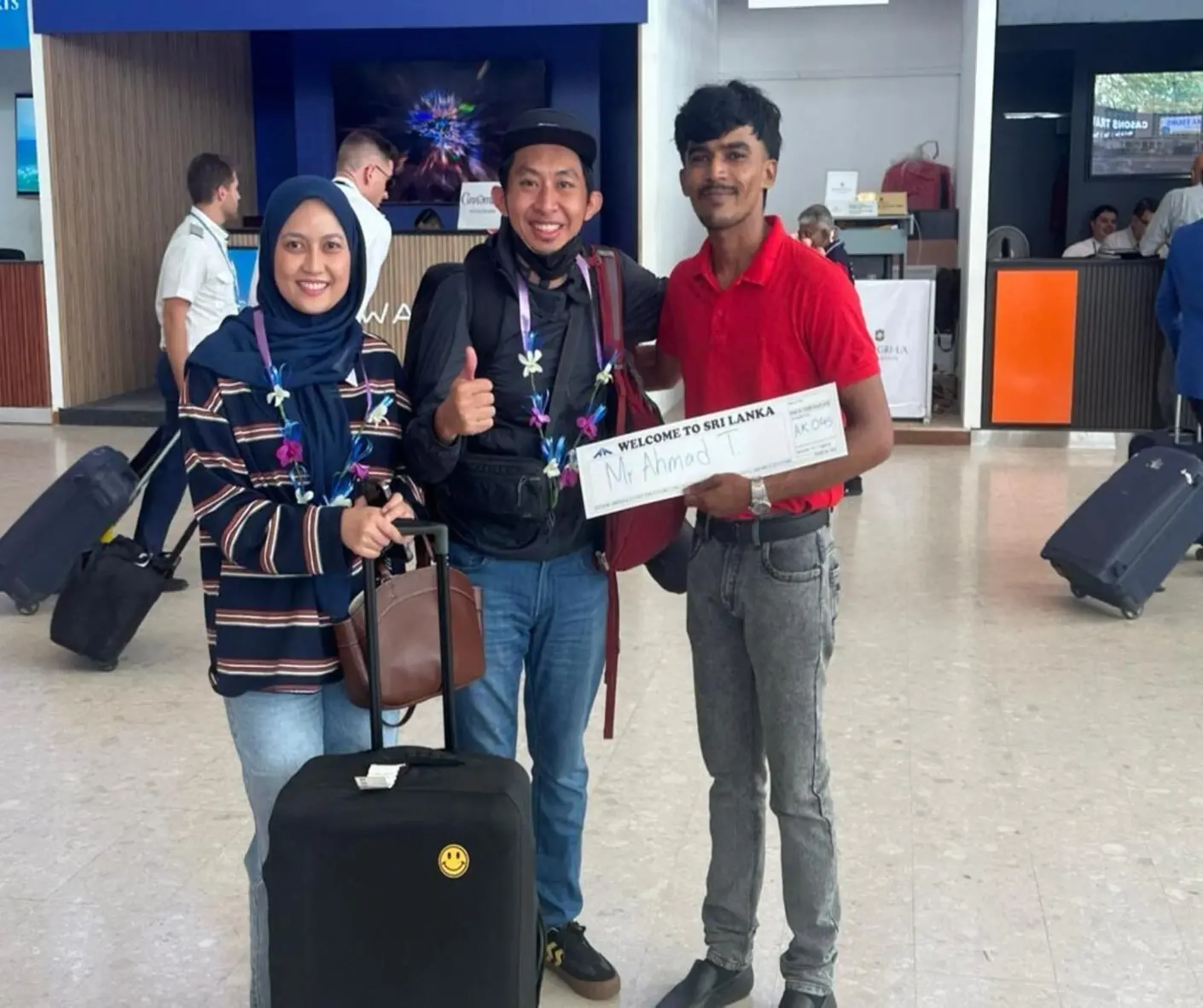 Couples enjoying their holiday in Sri Lanka