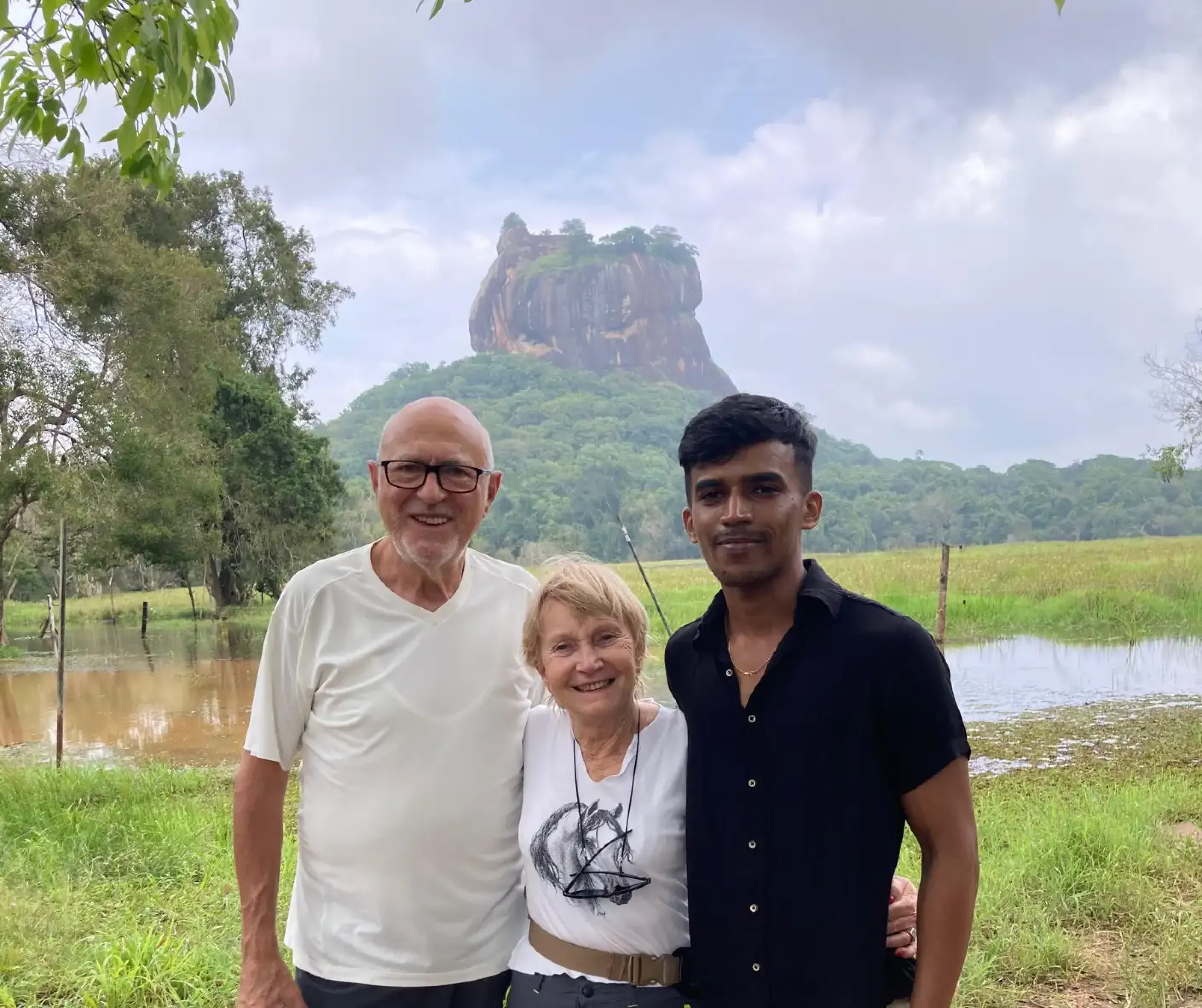Sigiriya Sri Lanka Lion Rock In Background