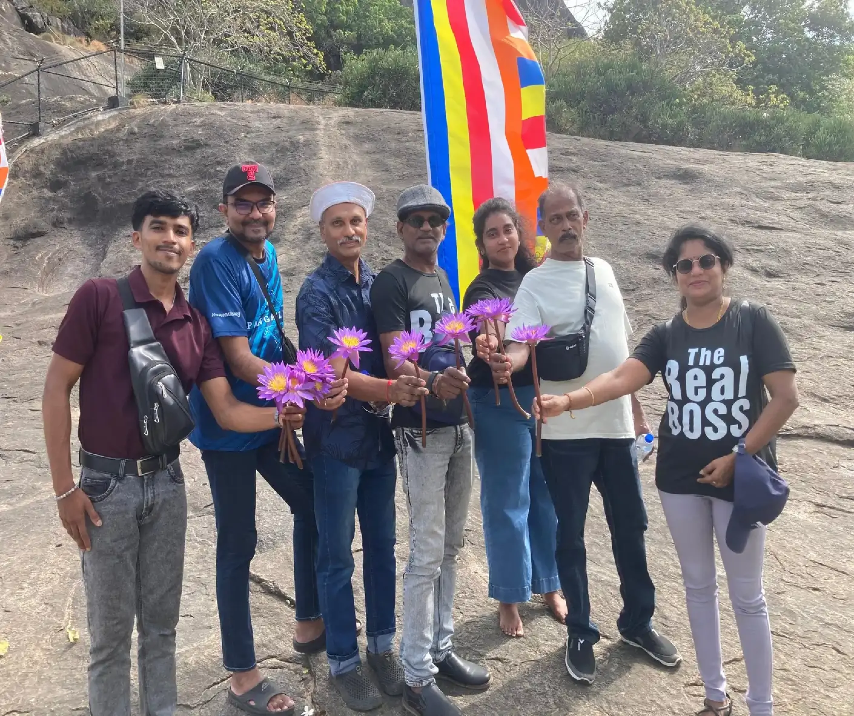 Small group enjoying private tour in Sri Lanka