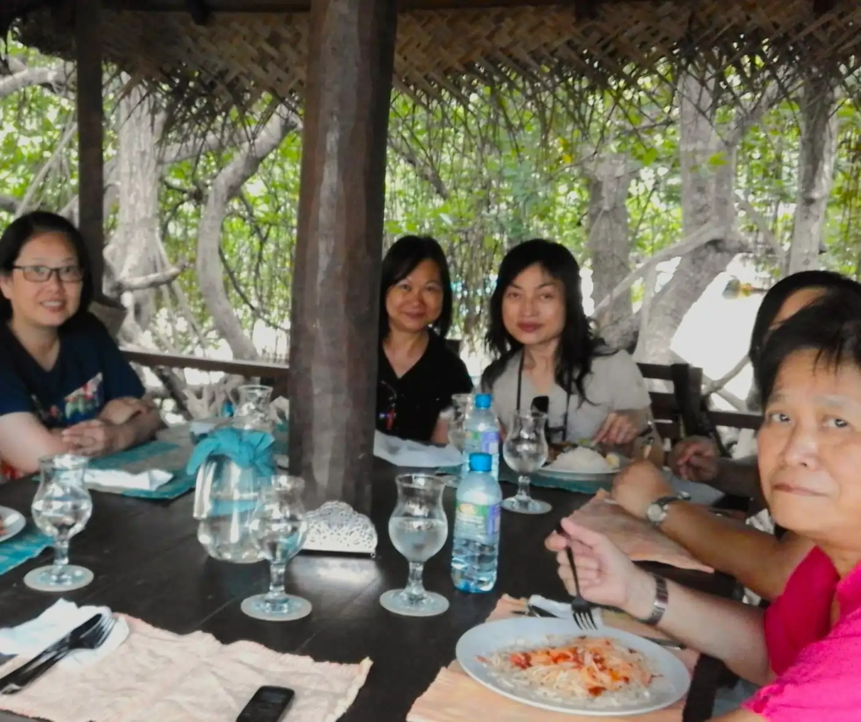 Team on Sri Lanka private group tour