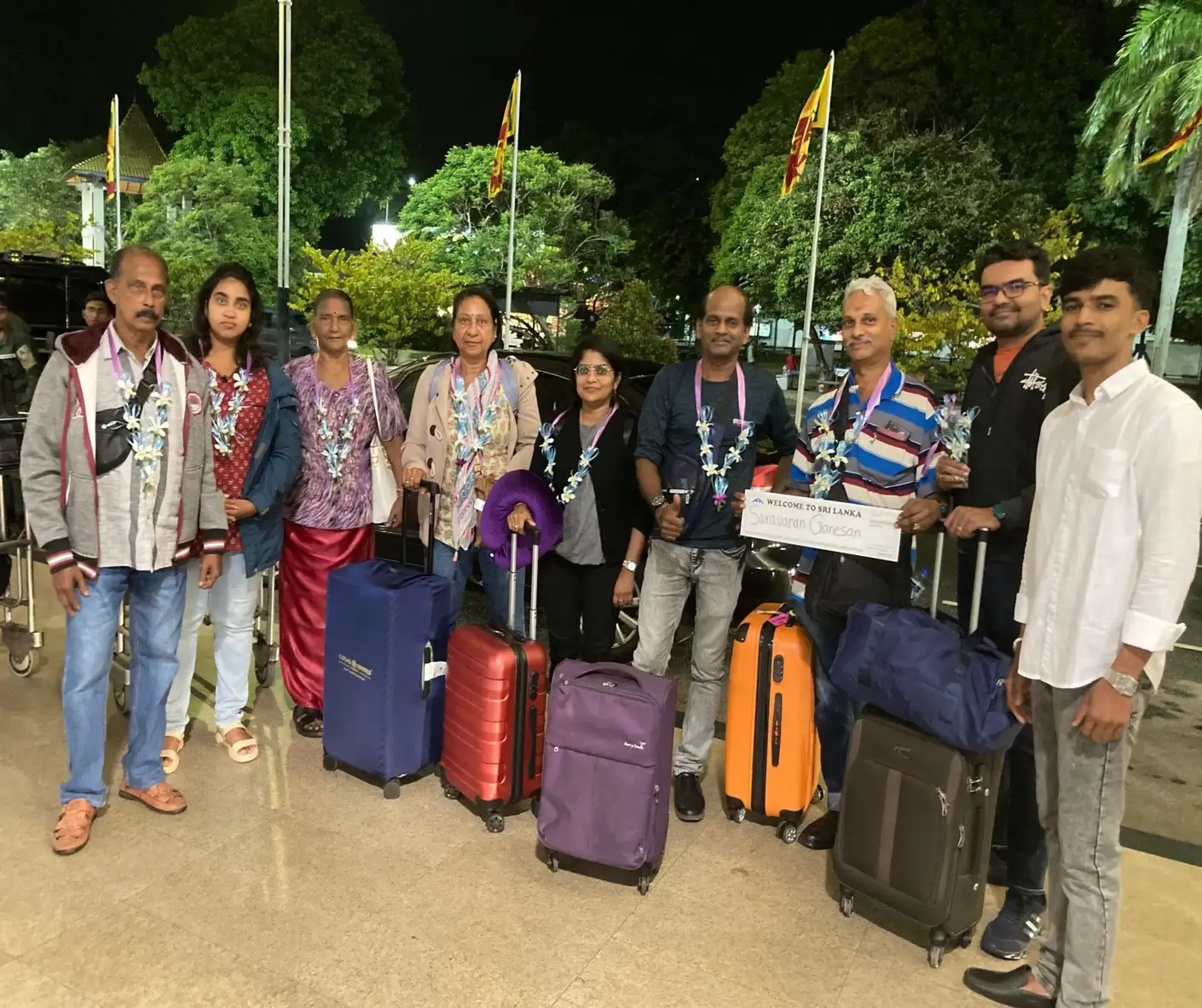 Team on Sri Lanka private tour