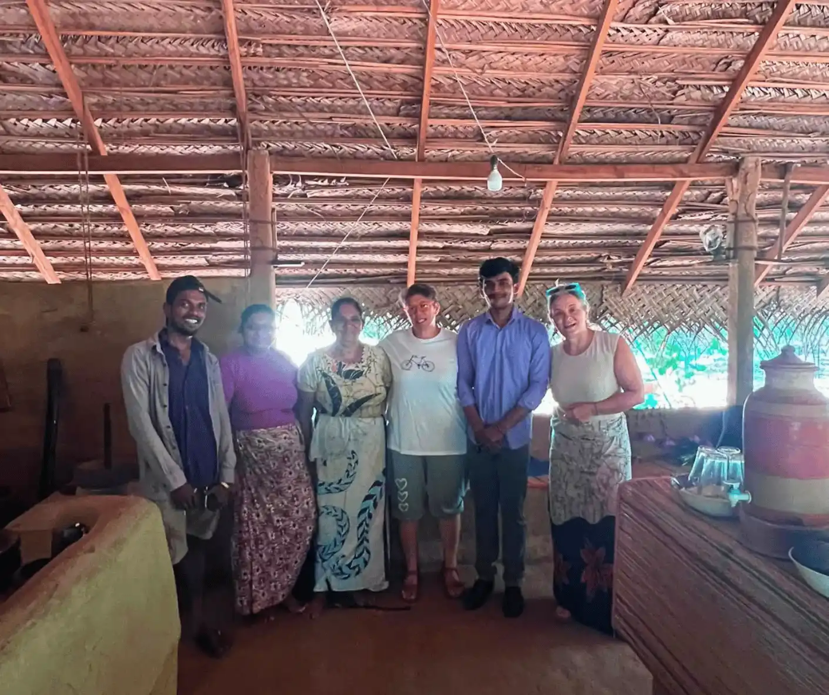 sri lanka tour of a family from spain traveling and exploring in sigiriya cooking class