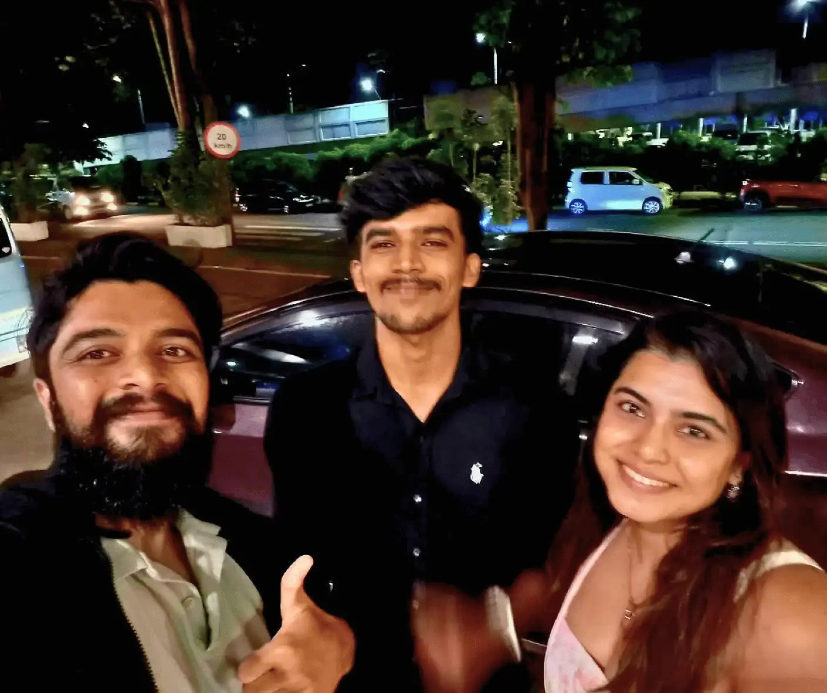 tourist travel couple from malaysia traveling sri lanka trip with driver and guide with car